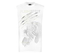 Plein Sport - Sleeveless Tops - Sport - Hombre - Blanco - 4XL -