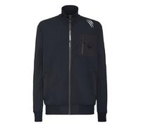 Plein Sport Sudadera con cremallera 'Scratch' negro / blanco lana S negro / blanco lana