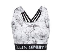 Plein Sport Sujetador deportivo negro / blanco L negro / blanco