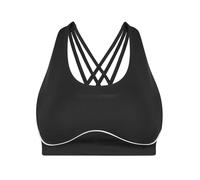 Plein Sport Sujetador deportivo negro / blanco L negro / blanco