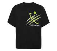Plein Sport - T-Shirt Round Neck SS Scratch - Sport - Hombre - Negro - M -