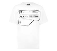 Plein Sport - T-Shirt Round Neck Ss - Sport - Hombre - Blanco - M -