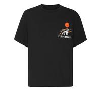 Plein Sport - T-Shirt Round Neck Ss Tiger - Sport - Hombre - Negro - M -