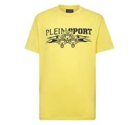 Plein Sport - T-Shirt Round Neck Tiger - Sport - Hombre - Amarillo - 3XL -