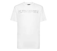 Plein Sport - T-Shirt Round Neck Tiger - Sport - Hombre - Blanco - L -