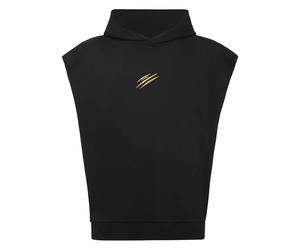 Plein Sport - Tanktop Hoodie Label - Sport - Hombre - Negro - XS -