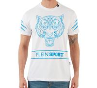 Plein Sport Tiger Scratch White T-Shirt