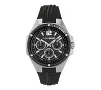 Plein Sport TIGERMASTER PRO - Reloj analógico de cuarzo para hombre (silicona), plata