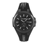 Plein Sport TIGERMASTER - Reloj analógico de cuarzo para hombre, Ip Negro/Negro - Ps7ba0424, Correa