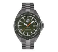 Plein Sport URBAN Pulse - Reloj analógico de cuarzo para hombre, Gun/Verde/Acero-Psfda0524