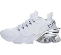 Plein Sport Zapatillas Tiger Attack, Blanco/Gris Metálico, Talla 44, Hombre