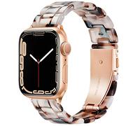 Pleixiu Correa de reloj compatible con Apple Watch de 38 mm, 40 mm, 41 mm (42 mm, serie 10), resina ligera para iWatch Ultra 2, 1, Series 10, SE, 9, 8, 7, 6, 5, 4, 3, Apple Watch, para mujeres y