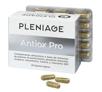 PLENIAGE® ANTIOX PRO | NAC (N-Acetilcisteina), Glutation, Coenzima Q10, Astaxantina, Licopeno y Luteina | Potente Fórmula Antioxidante y Protectora Celular | 60 Cápsulas Vegetales