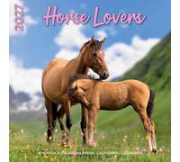 Plenty Gifts Calendario 2027 Horse Lovers - Calendario mensual - 16 meses - 30 x 30 cm