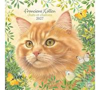 Plenty Gifts Calendario 2027 Les Chats de Francien - Calendario mensual - 16 meses - 30 x 30 cm
