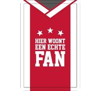 Plenty Gifts Cartel Personalizado - 020 Fan - Placa Decorativa para Aficionados al fútbol - Formato A4-21x29,7cm