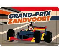 Plenty Gifts Cartel Personalizado - Grand Prix Zandvoort - Placa Decorativa para Aficionados al automovilismo - Formato A4-21x29,7cm