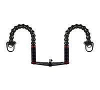 Pletina Universal para Action CAM y Cámaras Compactas para GoPro dji Osmo Vídeos y Fotos Submarinas con Doble Puño Brazos Flexible Adaptador Universal Foco de Buceo FLEX-ARM ST20115