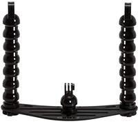 Pletina Universal para Action CAM y Cámaras Compactas para GoPro dji Osmo Vídeos y Fotos Submarinas con Brazos Flexible Adaptador YS para Flash y Focos FLEX-ARM ST20106