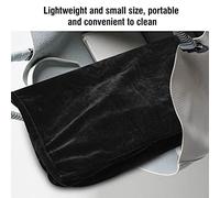 Pleuche Funda para Taburete de Piano, Decoración Duradera y Suave Que Protege el Polvo para Silla de Piano, 3 Colores para Pianistas (Black)