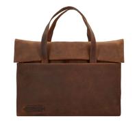 Plevier Maletín Serie 500 Piel 42 cm Compartimento para portátil marrón