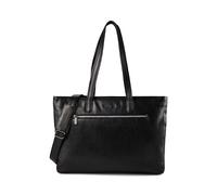 Plevier Power Bolsa de compras Piel natural 43.5 cm Compartimento para el portátil negro