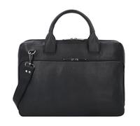 Plevier Structure Petronas Maletín Piel 40 cm Compartimento para el portátil negro