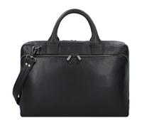 Plevier Vintage Bill Maletín Piel 40 cm Compartimento para el portátil negro