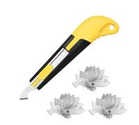 Plexiglás Cuchillo Cortador de Usos Múltiples Cuchilla de Corte Cortador de chapa de plexiglás Cortador con 30 Cuchillas de Repuesto de hojas de Herramientas de ，Adecuado para el Hogar y la Oficina