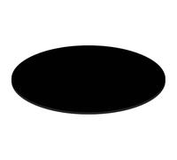 Plexiglas - Disco ovalado (3-50 cm, 5 cm, 1 unidad), color negro