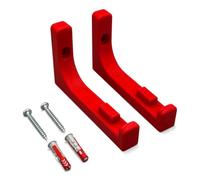 PLEXONE Soporte de Pared para AVM Fritz!Box 5690 Pro con Fijaciones Fischer DuoPower - Rojo