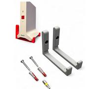 PLEXONE Soporte de pared para AVM Fritz Repeater 3000 AX (incluye material de montaje, color gris + Torx)