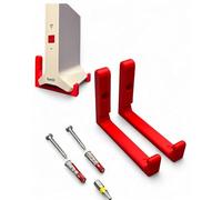 PLEXONE Soporte de pared para AVM Fritz Repeater 3000 AX (incluye material de montaje, color rojo + Torx)