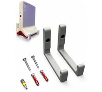 PLEXONE Soporte de Pared para AVM Fritz!Repeater 6000 con Material de Montaje Fischer DuoPower y Punta Torx (Gris + Torx)