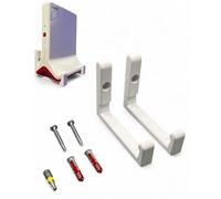 PLEXONE Soporte de Pared para AVM Fritz!Repeater 6000 con Material de Montaje Fischer DuoPower y Punta Torx (Blanco + Torx)