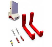 PLEXONE Soporte de Pared para AVM Fritz!Repeater 6000 con Material de Montaje Fischer DuoPower y Punta Torx (Rojo + Torx)