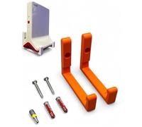 PLEXONE Soporte de Pared para AVM Fritz!Repeater 6000 con Material de Montaje Fischer DuoPower y Punta Torx (Naranja + Torx)