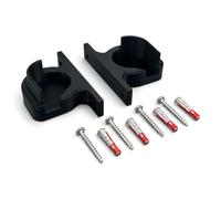 PLEXONE Soporte de Pared y bajo Escritorio para Fritz!Box 5530/7530 AX, Juego de 2 con Tornillos y Tacos, Negro