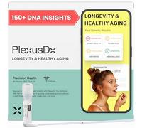 PlexusDx Prueba genética de longevidad y envejecimiento saludable | Más de 85 informes de ADN, incluyendo edad biológica, longitud de los telómeros, cognición y vida útil | Suplemento personalizado,