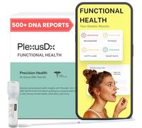 PlexusDX Prueba Genética De Salud Funcional Plexusdx | Más De 95 Informes De Adn, Incluyendo Cardiovascular, Hígado, Vesícula Biliar, Tiroides, Riñón Y Microbioma | Recomendaciones Personalizadas De S