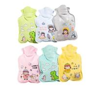 PLGEBR Bolsa de agua caliente con diseño de dibujos animados, accesorios de PVC, mini bolsa del tesoro G1G6, calentador de agua caliente