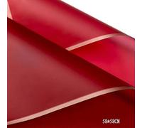 PLIAGE 5 unids/Pack Papel para Envolver Flores Borde Dorado Rosa Medio Transparente Embalaje de Regalo floristería Material para Envolver Ramo