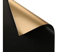 PLIAGE 5 unids/Set 60 * 60cm Papel de Envolver Flores Doradas de Lujo Papel Impermeable DIY Envolver decoración de Boda