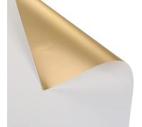 PLIAGE 5 unids/Set 60 * 60cm Papel de Envolver Flores Doradas de Lujo Papel Impermeable DIY Envolver decoración de Boda