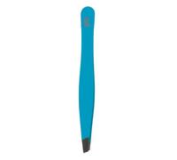 PLIC BEAUTY - Pinza para depilar azul muro sesgo - Precisión y comodidad - Ideal para depilación facial y cuerpo - Acabado suave - Acero inoxidable - Accesorio profesional