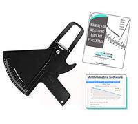 Plicometro Slim Guide con Software de Grasa Corporal y Manual Multilingue (Negro)