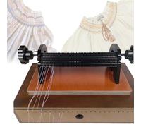Pliegues de 24 filas, de 0,2 a 9,4 pulgadas de ancho, con aguja especial, gran aplicabilidad, for ropa, telas, bricolaje, máquina de coser con fruncidor, prensatelas for fruncir pliegues y volantes.