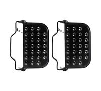 Pliegues de asiento trasero para bicicleta-clavijas no deslizantes para bicicleta plegables, placa de metal pesado | Reposapiés para bicicleta de carretera, diseño totalmente de metal engrosado, par