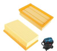 pliegues planos, compatibles con Bosch Gas 35 L, M SFC, AFC y como filtros de repuesto para aspiradoras en húmedo/seco Kärcher NT25/1 Ap, NT 30/1,NT35/1 Ap profesionales Aspiradora repuesto-2 filtros
