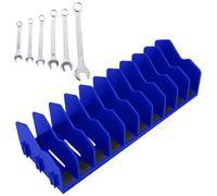 Plier Organizador Rack | 10 Ranuras de Herramientas | 25,4 x 6,6 x 8,9 cm Mano Toolss Screwdrivers Storage Rack for Studio Factory Tools Room Garage Workbench Wall Mount